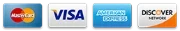 Accepted payment cards