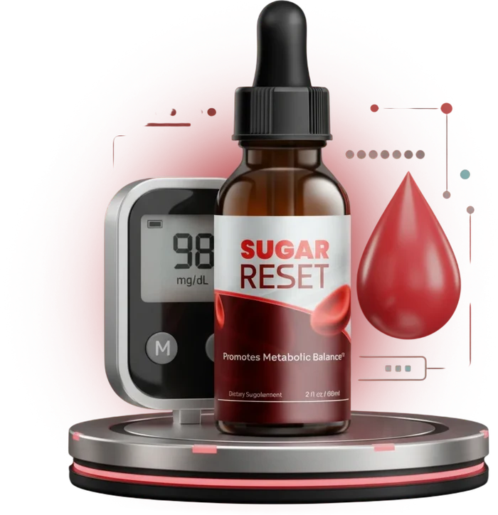 SugarReset blood sugar support liquid dropper bottle